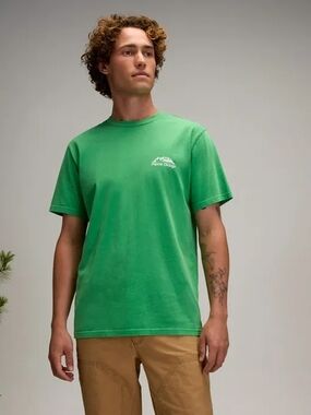 Alpine Design Green Short-Sleeve Graphic Tee - Mens Large